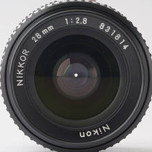 Load image into Gallery viewer, Nikon Ai-s Nikkor 28mm f/2.8