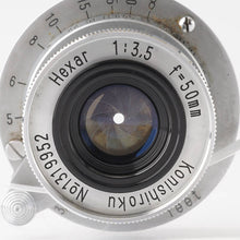 画像をギャラリービューアに読み込む, 小西六 Konishiroku Hexar 50mm F3.5 沈胴 ライカ L39マウント