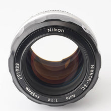 Load image into Gallery viewer, Nikon Ai Converted NIKKOR S C Auto 55mm f/1.2