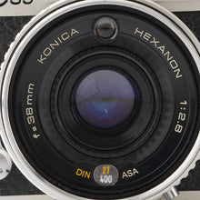 画像をギャラリービューアに読み込む, コニカ Konica C35 Flash matic / HEXANON 38mm F2.8