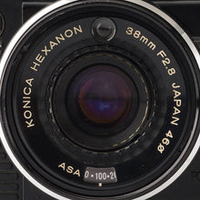 画像をギャラリービューアに読み込む, コニカ Konica C35 AF / HEXANON 38mm F2.8