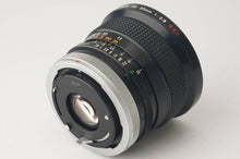 画像をギャラリービューアに読み込む, キヤノン Canon FD 20mm F2.8 S.S.C.