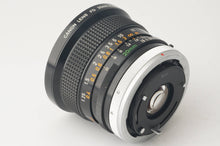 画像をギャラリービューアに読み込む, キヤノン Canon FD 20mm F2.8 S.S.C.