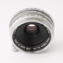 画像をギャラリービューアに読み込む, キヤノン Canon 28mm F2.8 L39 LTM