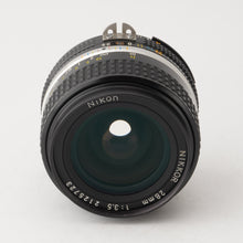 画像をギャラリービューアに読み込む, ニコン Nikon Ai-s NIKKOR 28mm F3.5