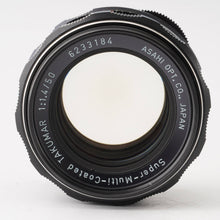 Load image into Gallery viewer, Pentax Asahi Super-Multi-Coated TAKUMAR 50mm f/1.4 M42 mount