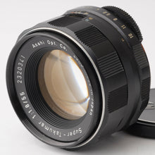 画像をギャラリービューアに読み込む, ペンタックス Asahi Pentax スーパータクマー Super Takumar 55mm F1.8 M42