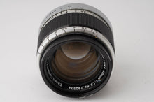 画像をギャラリービューアに読み込む, キヤノン Canon 50mm F1.8 L39 ライカLマウント