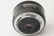 画像をギャラリービューアに読み込む, ペンタックス Pentax smc Pentax-FA 28mm F2.8 AL Kマウント