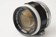 画像をギャラリービューアに読み込む, キヤノン Canon 50mm F1.4 ライカLマウント