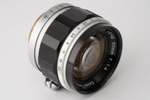 画像をギャラリービューアに読み込む, キヤノン Canon 50mm F1.4 L39 ライカ Lマウント
