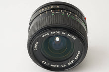画像をギャラリービューアに読み込む, キヤノン Canon New FD 24mm F2.8