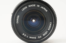 画像をギャラリービューアに読み込む, キヤノン Canon New FD 24mm F2.8