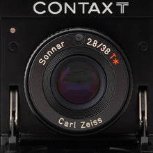画像をギャラリービューアに読み込む, コンタックス Contax T ブラック / T14 AUTO / Carl Zeiss Sonnar 38mm F2.8 T*