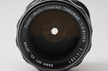 画像をギャラリービューアに読み込む, ペンタックス Pentax Asahi Super-Multi-Coated タクマー TAKUMAR 105mm F2.8 M42マウント