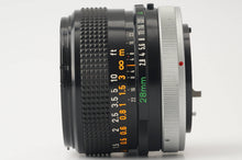 画像をギャラリービューアに読み込む, キヤノン Canon FD 28mm F2.8 S.C.