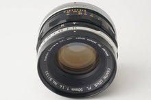 画像をギャラリービューアに読み込む, キヤノン Canon FL 50mm F1.4 FL mount