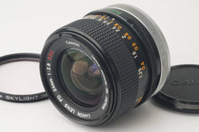 画像をギャラリービューアに読み込む, キヤノン Canon FD 24mm F2.8 S.S.C.