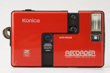 画像をギャラリービューアに読み込む, コニカ Konica Auto Focus レコーダー Recorder DX Auto Date レッド/ Hexanon 24mm F4