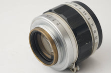 画像をギャラリービューアに読み込む, キヤノン Canon 50mm F1.4 L39 ライカLマウント