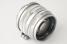 画像をギャラリービューアに読み込む, キヤノン Canon 50mm F1.8 L39 ライカLマウント