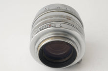 画像をギャラリービューアに読み込む, キヤノン Canon 50mm F1.8 L39 ライカLマウント