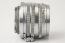画像をギャラリービューアに読み込む, キヤノン Canon 50mm F1.8 L39 ライカLマウント