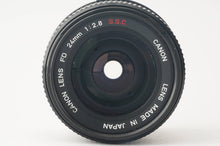 画像をギャラリービューアに読み込む, キヤノン Canon FD 24mm F2.8 S.S.C.