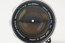 画像をギャラリービューアに読み込む, キヤノン Canon 50mm F1.4 L39 ライカLマウント