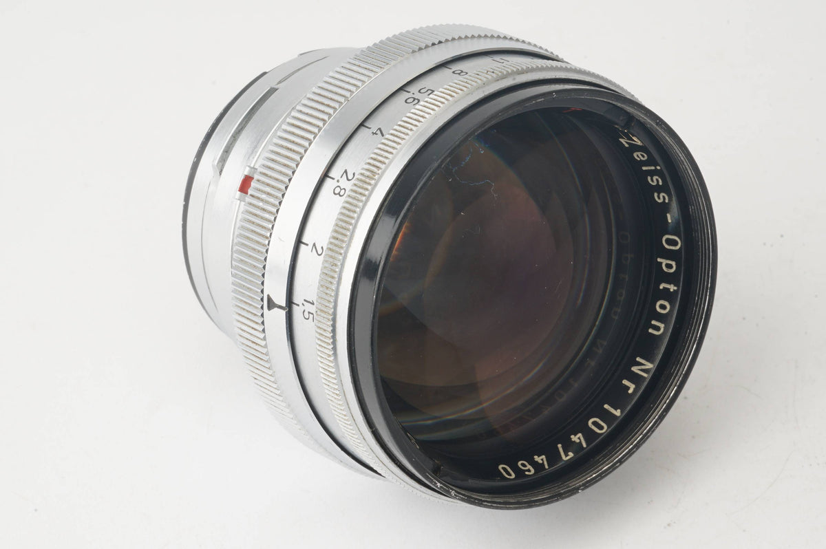 Carl Zess Zeiss-Opton Sonnar 50mm F1.5 RED T コンタックスマウント – Natural Camera /  ナチュラルカメラ