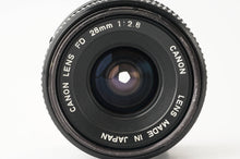 画像をギャラリービューアに読み込む, キヤノン Canon New FD 28mm F2.8