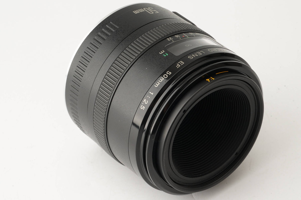 Canon EF 50mm F2.5 COMPACT MACRO EFマウント EF50mm F2.5 コンパクトマクロ - キヤノンカメラミュージアム