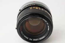 画像をギャラリービューアに読み込む, キヤノン Canon FD 50mm F1.4 S.S.C.