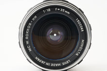 画像をギャラリービューアに読み込む, ミノルタ Minolta MC W.ROKKOR-HH 35mm F1.8