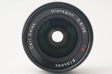 画像をギャラリービューアに読み込む, コンタックス Contax Carl Zeiss Distagon 28mm F2.8 T* AEJ C/Yマウント