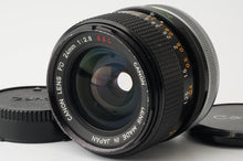 画像をギャラリービューアに読み込む, キヤノン Canon FD 24mm F2.8 S.S.C.