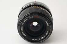 画像をギャラリービューアに読み込む, キヤノン Canon FD 24mm F2.8 S.S.C.