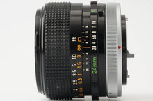 画像をギャラリービューアに読み込む, キヤノン Canon FD 24mm F2.8 S.S.C.