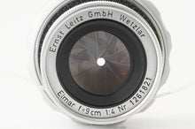 Load image into Gallery viewer, Leica Ernst Leitz Elmar 9cm 90mm f/4 Collapsible M mount