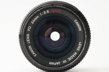 画像をギャラリービューアに読み込む, キヤノン Canon FD 24mm F2.8 S.S.C.