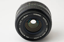 画像をギャラリービューアに読み込む, ミノルタ Minolta MC W.ROKKOR 28mm F2.8