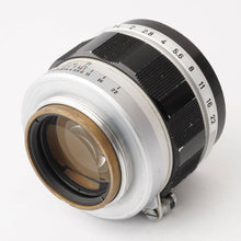 画像をギャラリービューアに読み込む, キヤノン Canon 50mm F1.4 L39 ライカLマウント