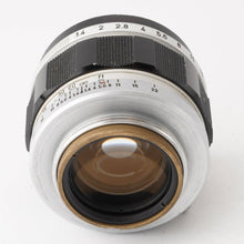 画像をギャラリービューアに読み込む, キヤノン Canon 50mm F1.4 L39 ライカLマウント