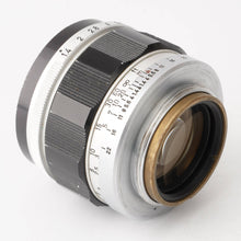 画像をギャラリービューアに読み込む, キヤノン Canon 50mm F1.4 L39 ライカLマウント