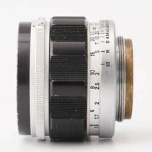 画像をギャラリービューアに読み込む, キヤノン Canon 50mm F1.4 L39 ライカLマウント
