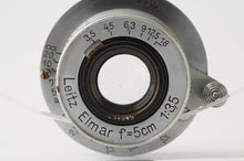Load image into Gallery viewer, Leica Leitz Elmar 5cm 50mm f/3.5 L39 LTM