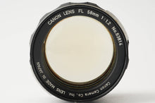 画像をギャラリービューアに読み込む, キヤノン Canon FL 58mm F1.2