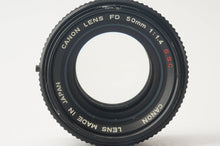 画像をギャラリービューアに読み込む, キヤノン Canon FD 50mm F1.4 S.S.C
