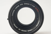 画像をギャラリービューアに読み込む, キヤノン Canon FD 50mm F1.4 S.S.C