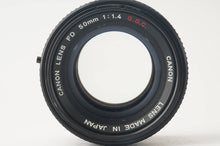 画像をギャラリービューアに読み込む, キヤノン Canon FD 50mm F1.4 S.S.C